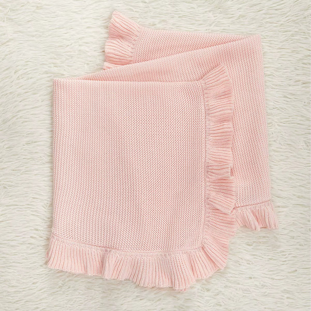 Fairy Floss 100% Cotton Ruffle Blanket