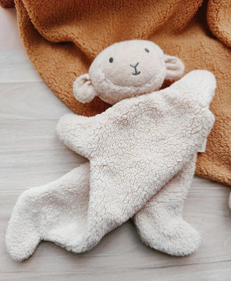 Cream Lara Lamb Bear Comforter