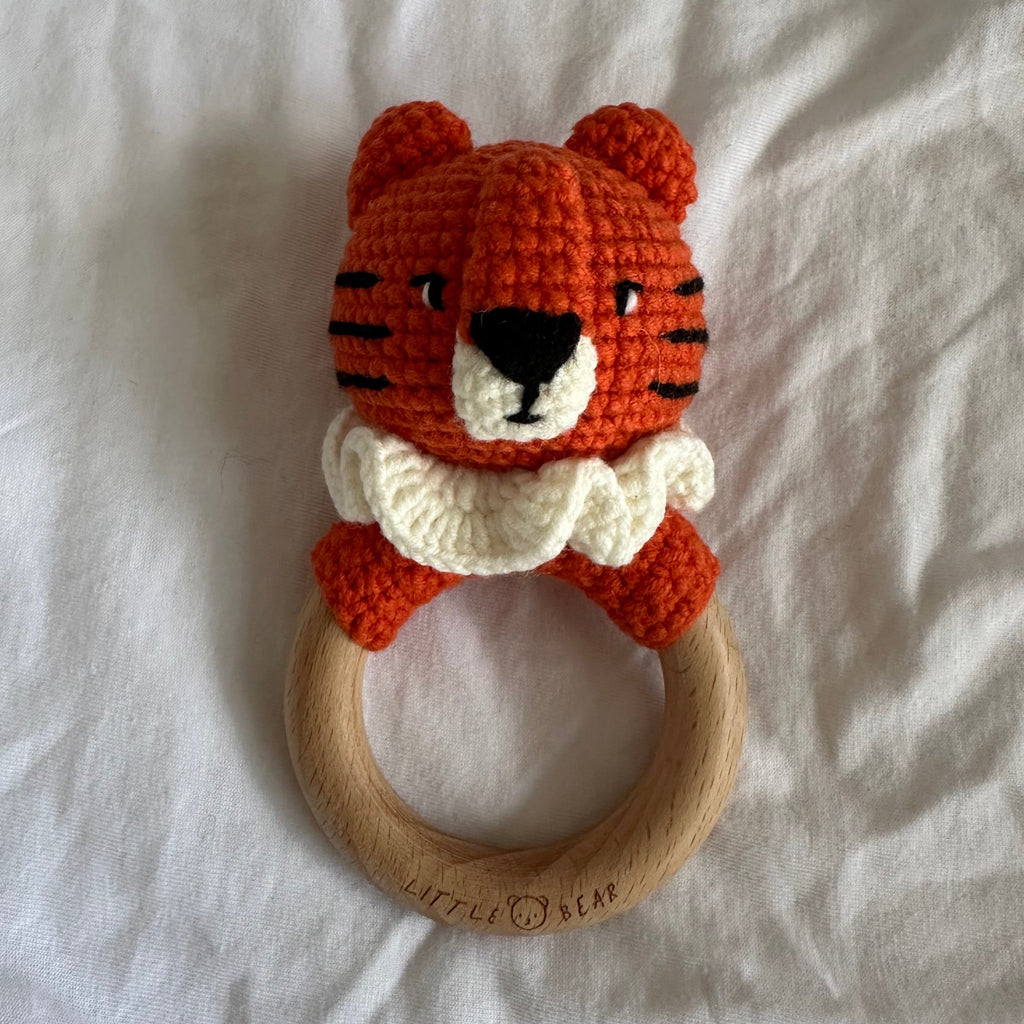 Tiger Cotton Rattle