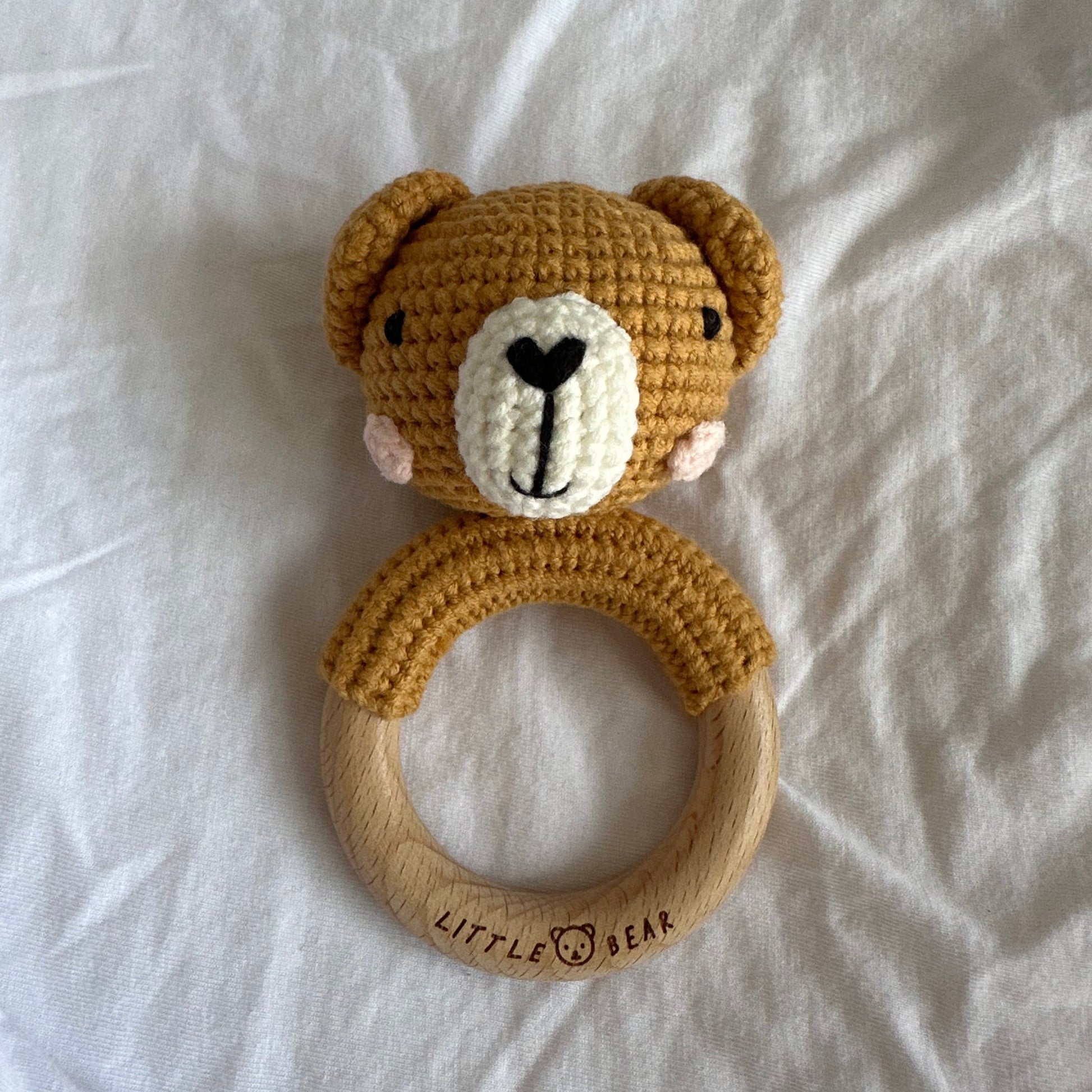 Bear Cotton Rattle