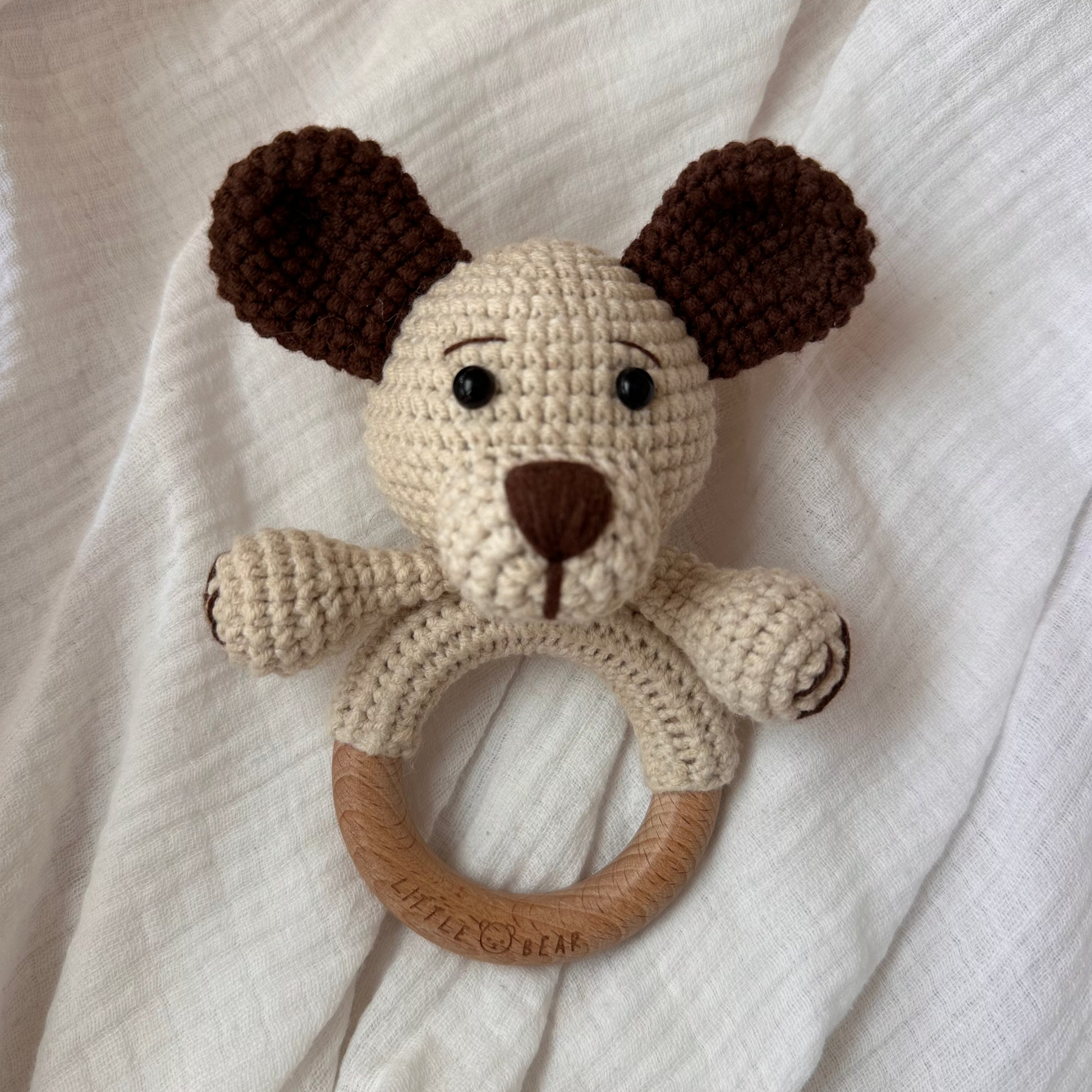 Dog Cotton Rattle