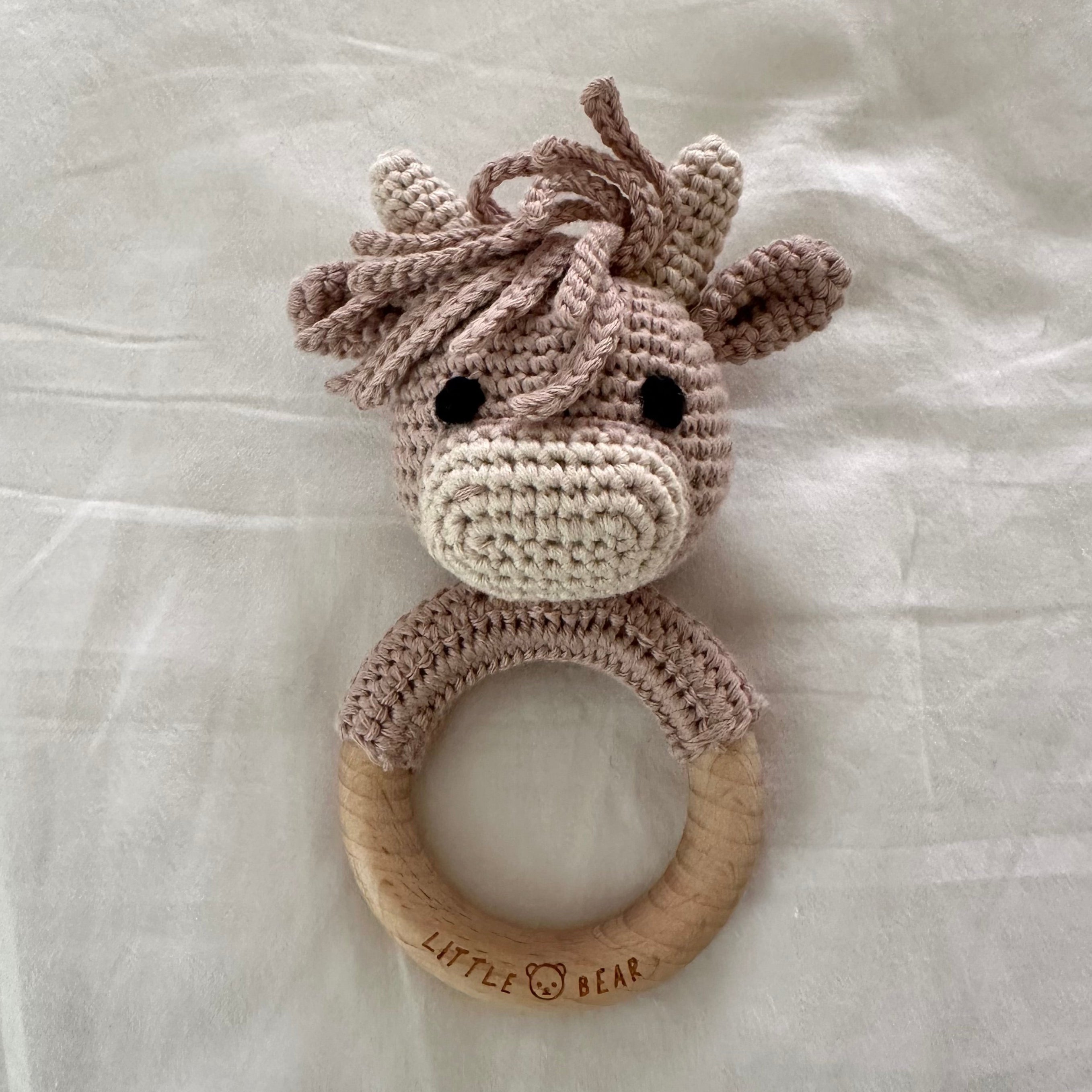 Cow Cotton Rattle