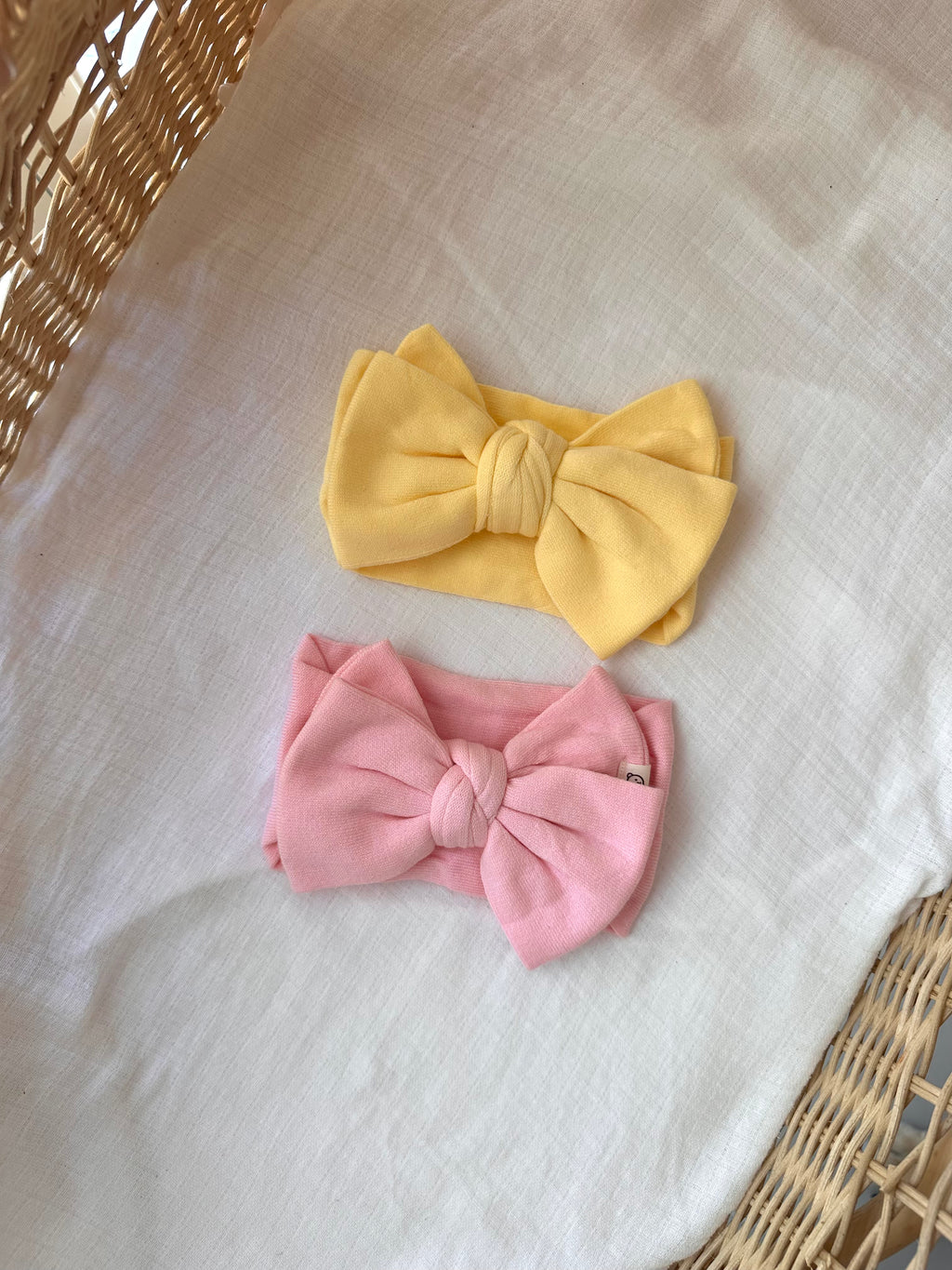 Oversized Bow Headband - Fairy Floss