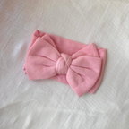 Oversized Bow Headband - Fairy Floss