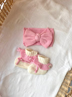 Oversized Bow Headband - Fairy Floss