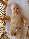 Chunky Knit Set - Cinnamon