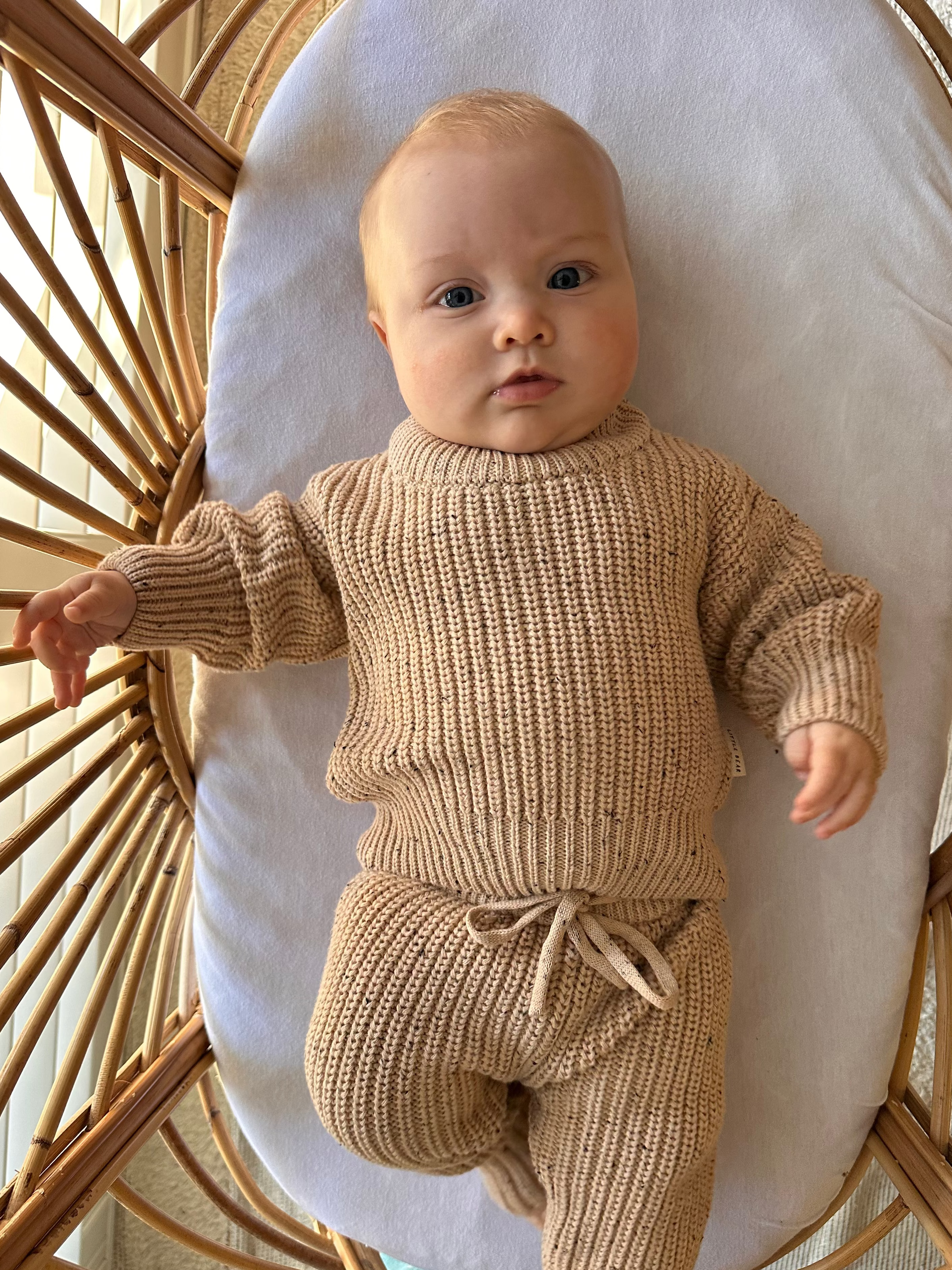 Chunky Knit Set - Cinnamon