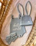 Blue "Hello World" Bunny Bundle