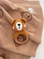 Bear Cotton Rattle