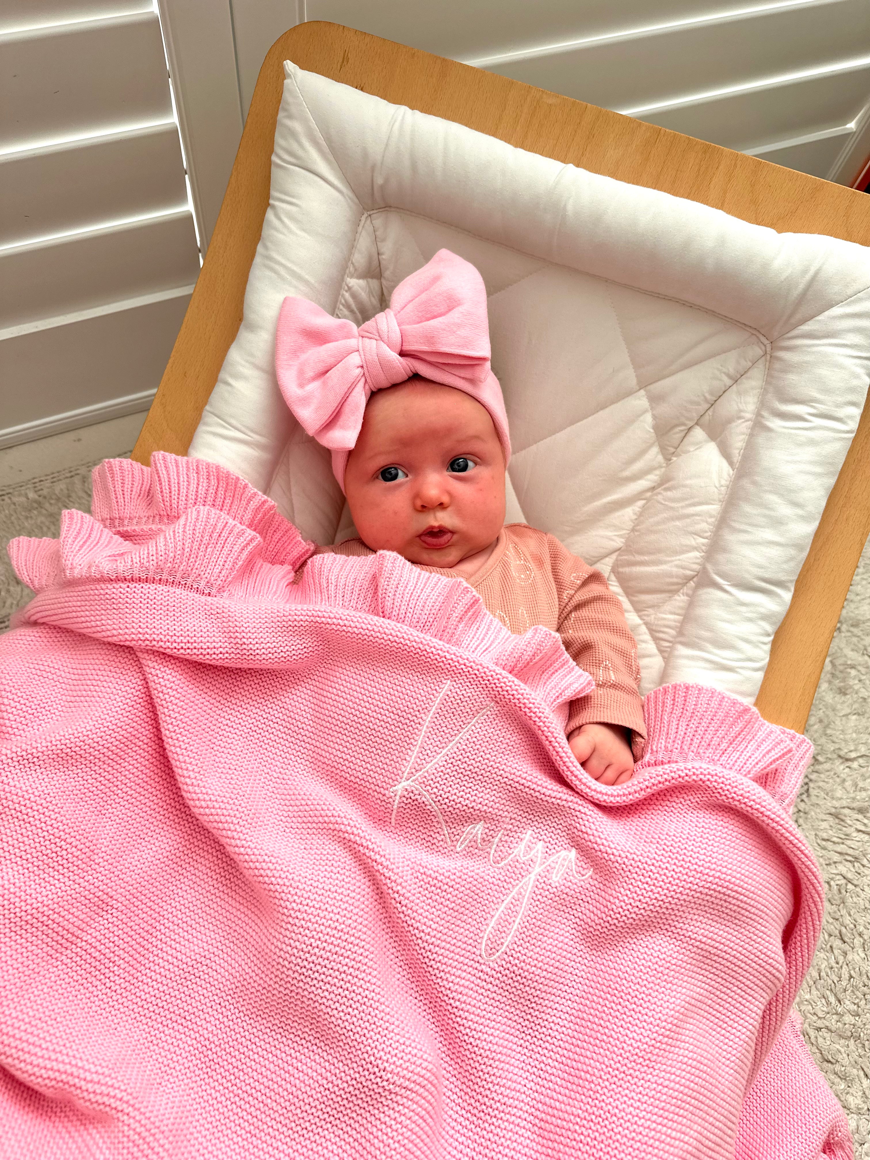Oversized Bow Headband - Fairy Floss