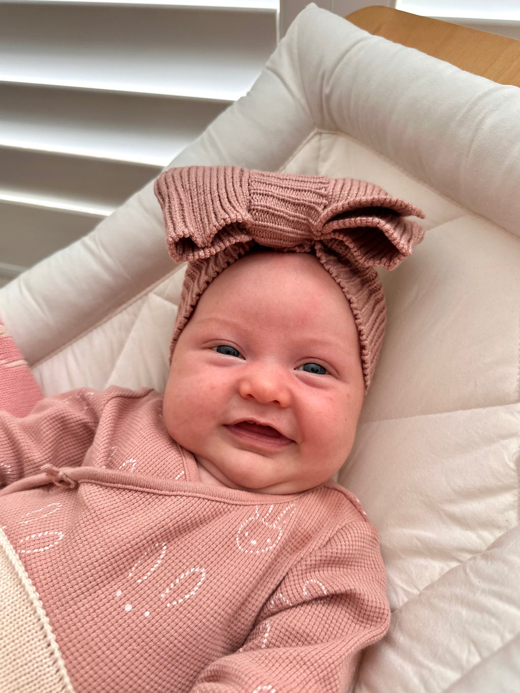 Mauve Cotton Headband