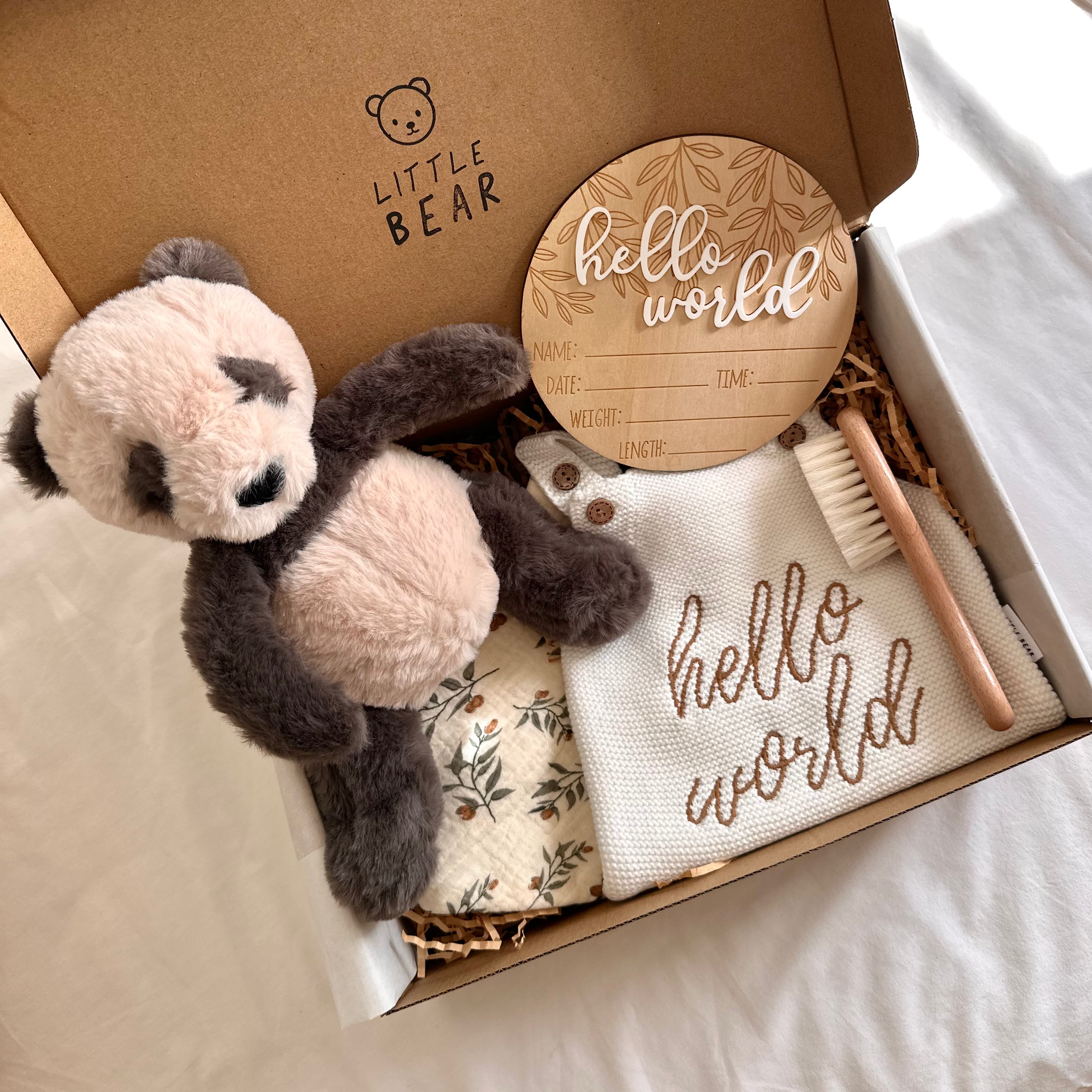 Panda Hugs Box