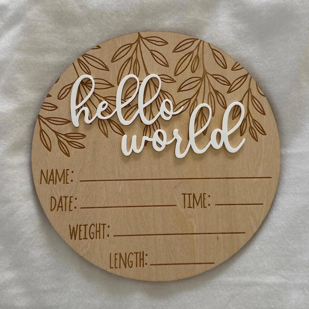 3D Hello World Announcement Card