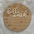 3D Hello World Announcement Card